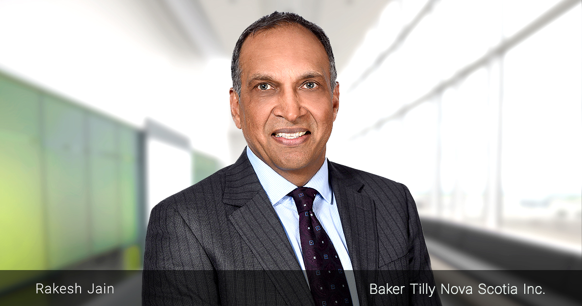 BT Nova Scotia’s Rakesh Jain receives alumni award Baker Tilly Canada